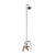 Barclay 4062-PL Elephant Spout Riser Shower head Lever Holder