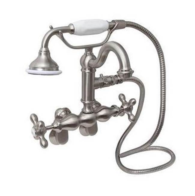 Barclay 4802-PL Hook Spout With Hand Shower Tub Wall Mount Porcelain Holders - Parent