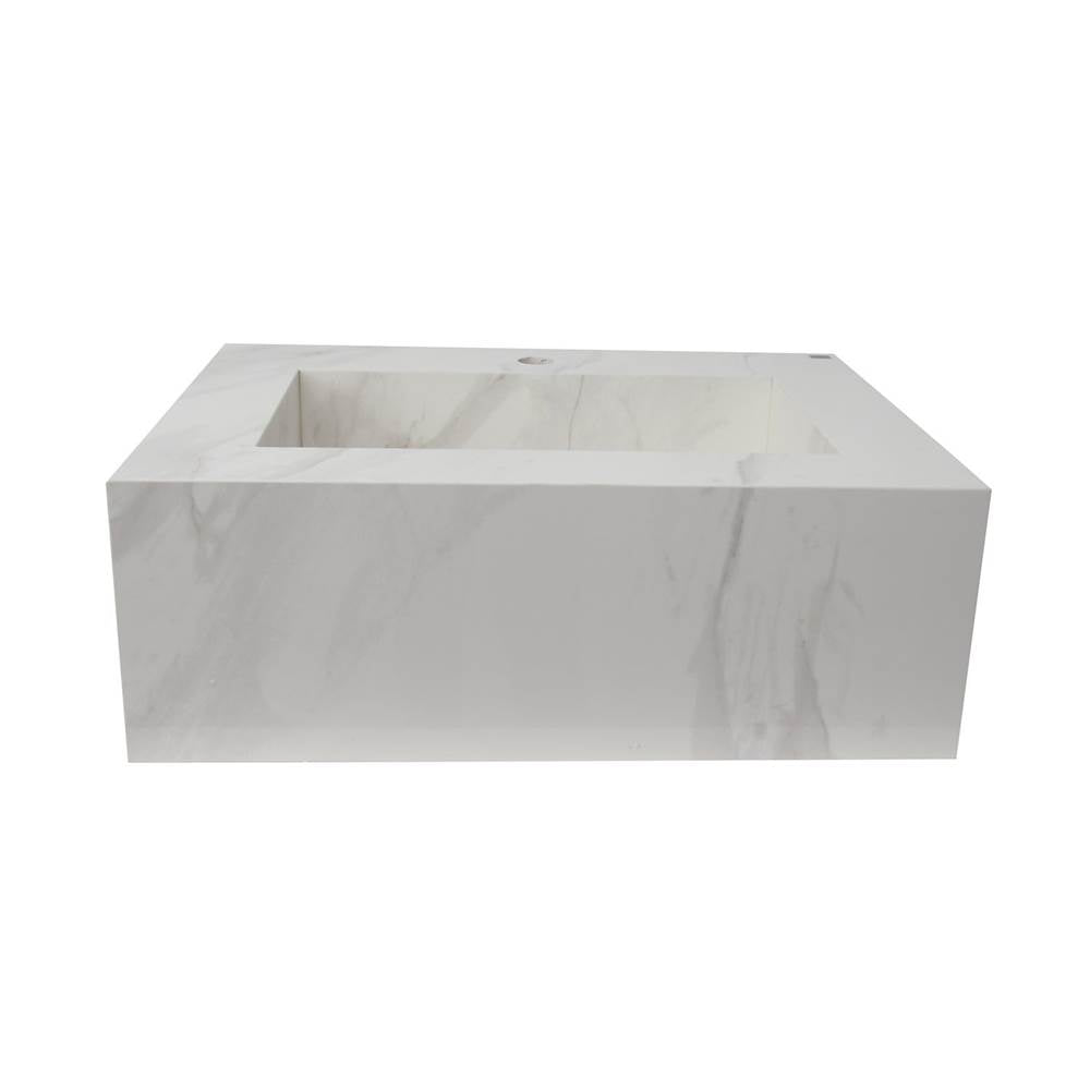 Barclay 5-610 Precious 24-7/8 Porcelain NO Hole Wall Hung With Drain - Parent