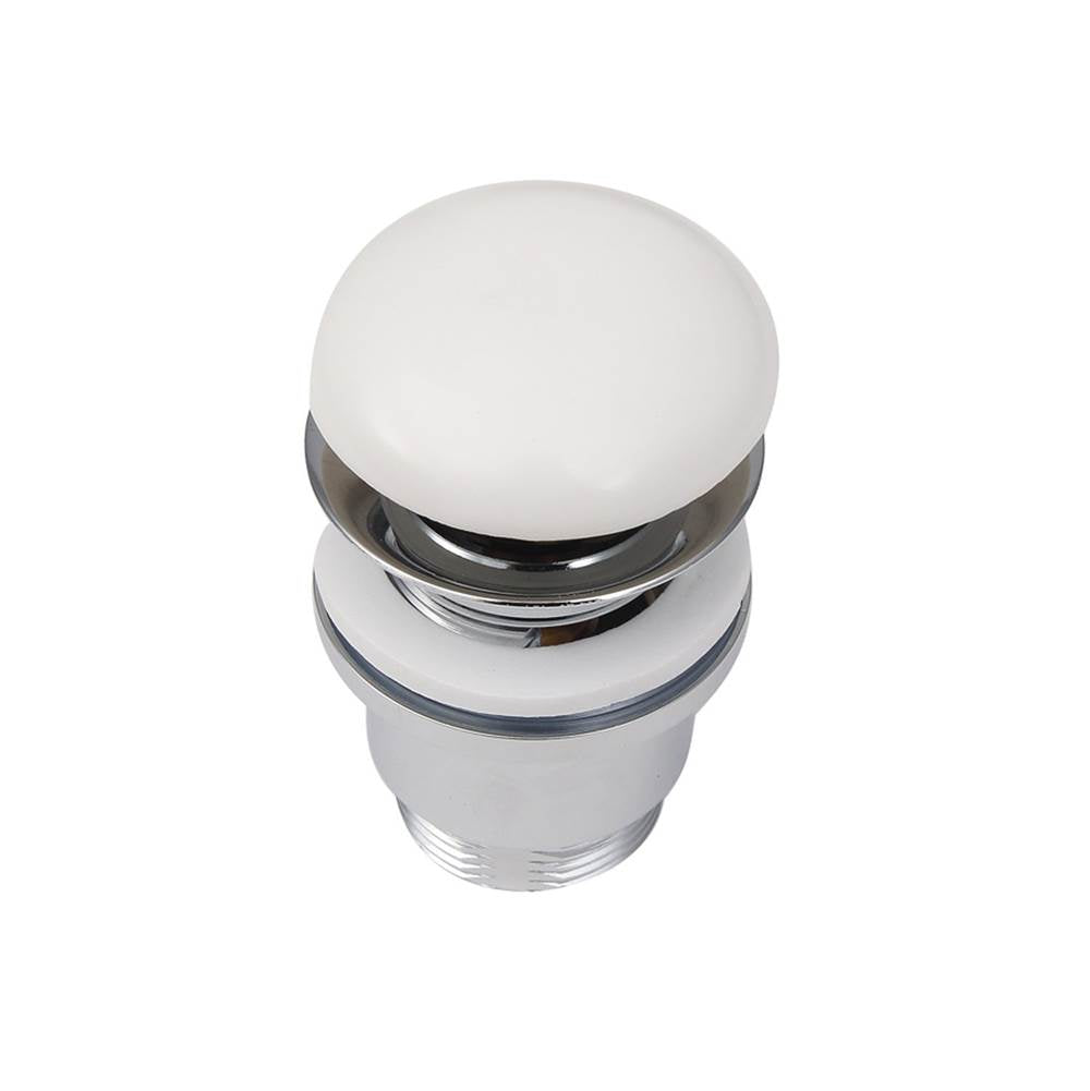 Barclay FELDR-WH Pop up ceramic Drain for SLIM Feeling Basin  - White