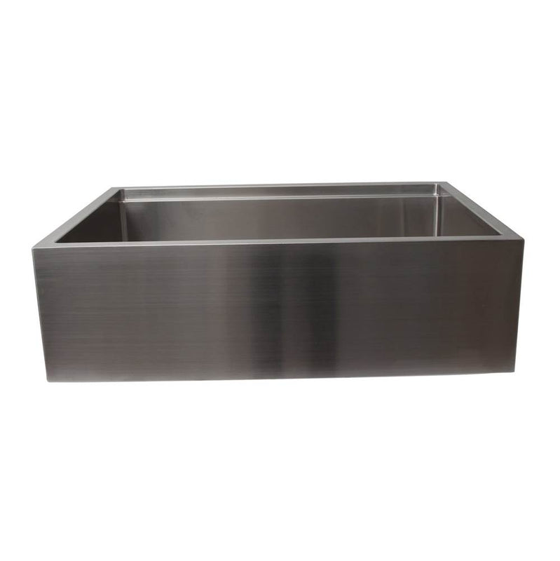 Barclay FSSSB2044L-SS Bailey 33 Stainless Steel Single Bowl Farmer Sink With Ledge