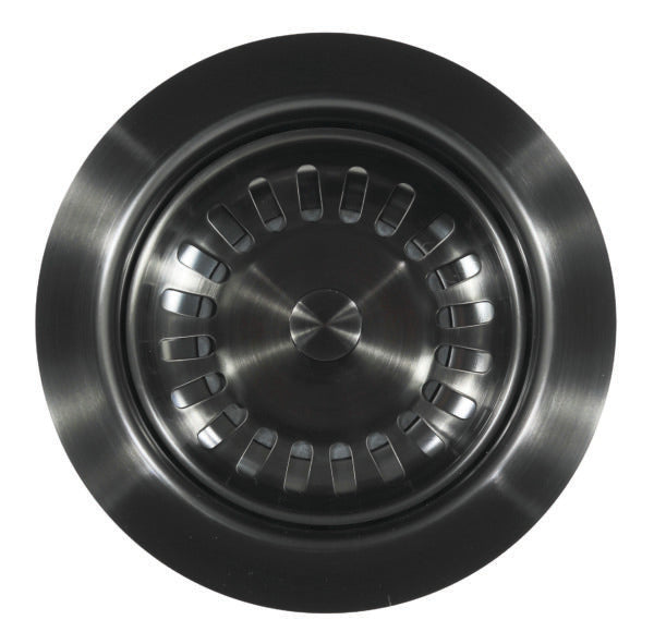 Houzer BAS-2000 BL 3-1/2" Black Basket Strainer