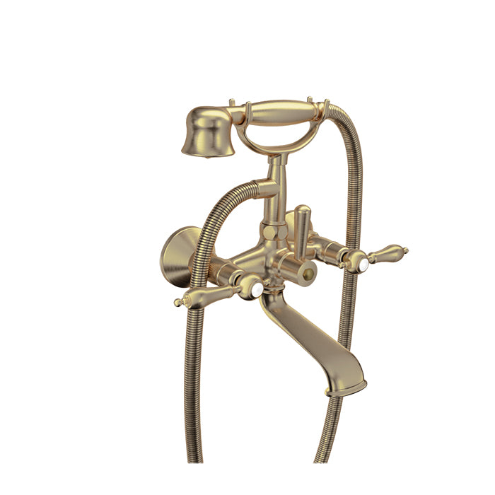 BARiL B18-1201-01 Wall-Mounted Tub Faucet With Hand Shower