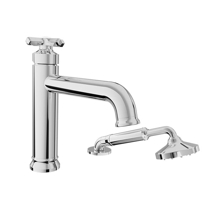BARiL B20-1248-00 2-Piece Tub Filler With Hand Shower