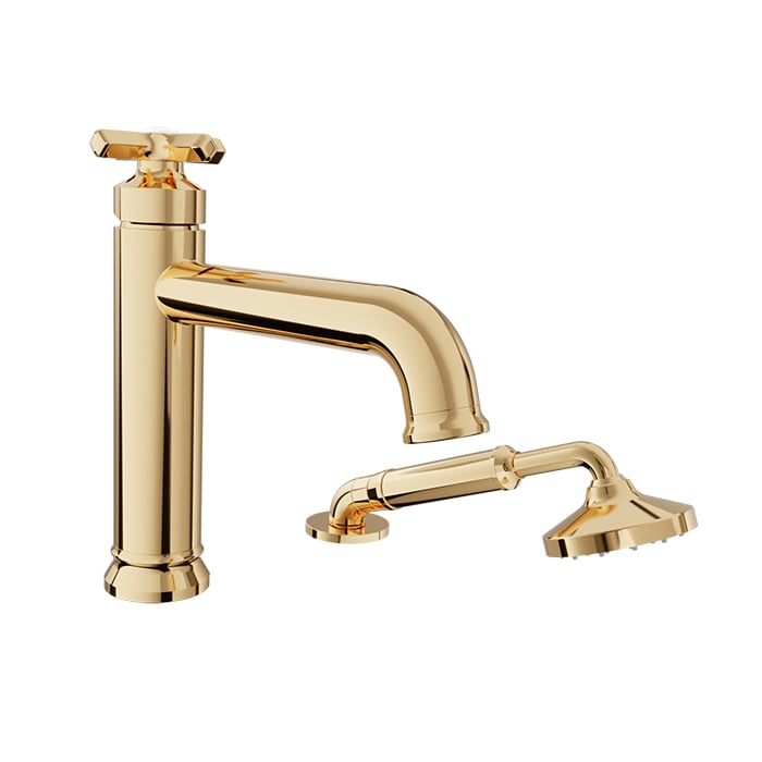BARiL B20-1248-00 2-Piece Tub Filler With Hand Shower