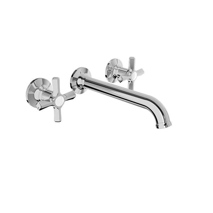BARiL B20-8042-00L-100 2 Handles Wall-Mounted Lavatory Faucet