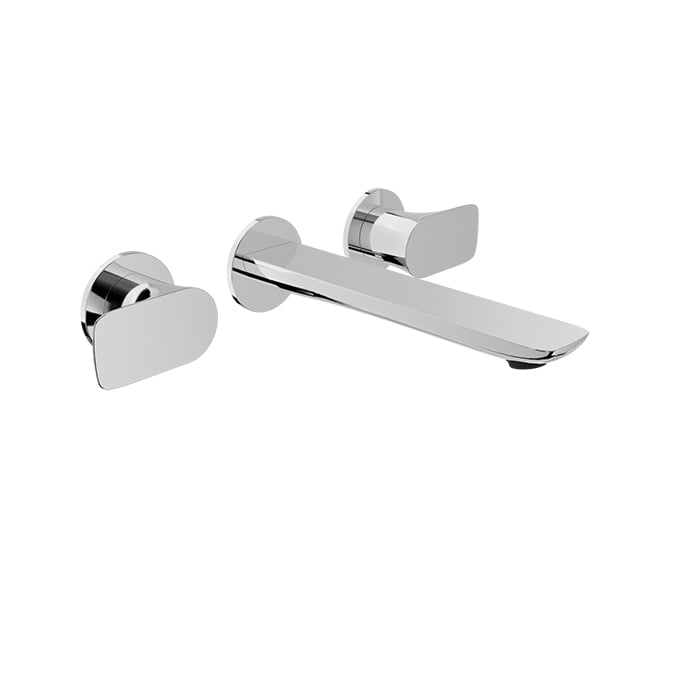 BARiL B45-8041-00L-100 Two Handles Wall-Mounted Lavatory Faucet