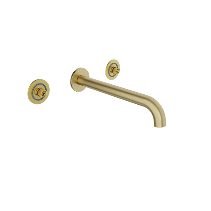 BARiL B80-8042-00L-050 Two Handles Wall-Mounted Lavatory Faucet