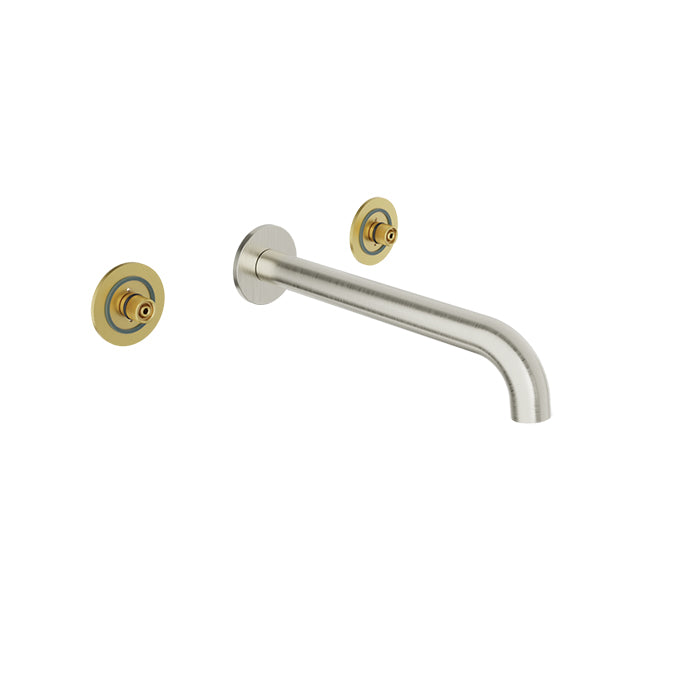 BARiL B80-8042-00L-100 Two Handles Wall-Mounted Lavatory Faucet