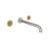 BARiL B80-8042-00L-100 Two Handles Wall-Mounted Lavatory Faucet