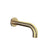 BARiL BEC-0520-37 Round Modern Tub Spout Without Diverter 1/2F