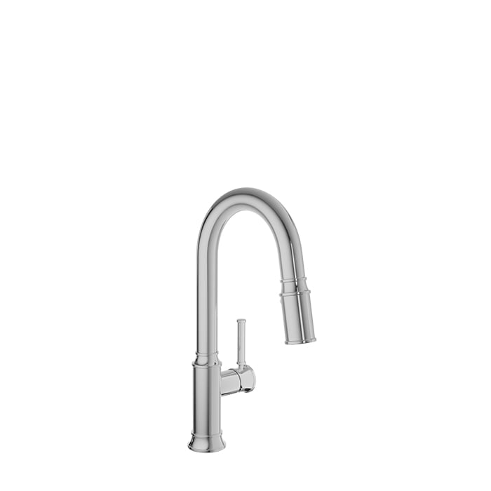 BARiL CUI-3045-02L Single-Hole Bar / Prep Kitchen Faucet With 2-Function Pull-Down Spray