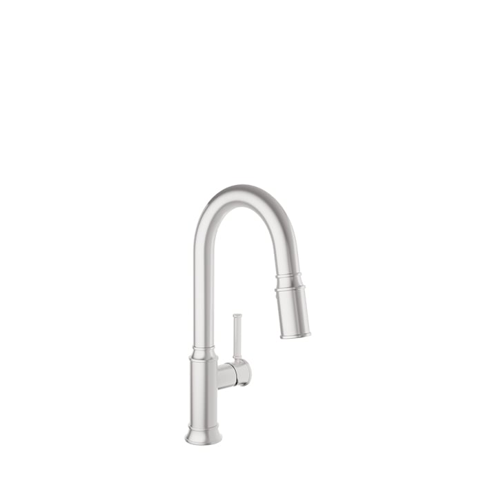 BARiL CUI-3045-02L-150 Single-Hole Bar / Prep Kitchen Faucet With 2-Function Pull-Down Spray