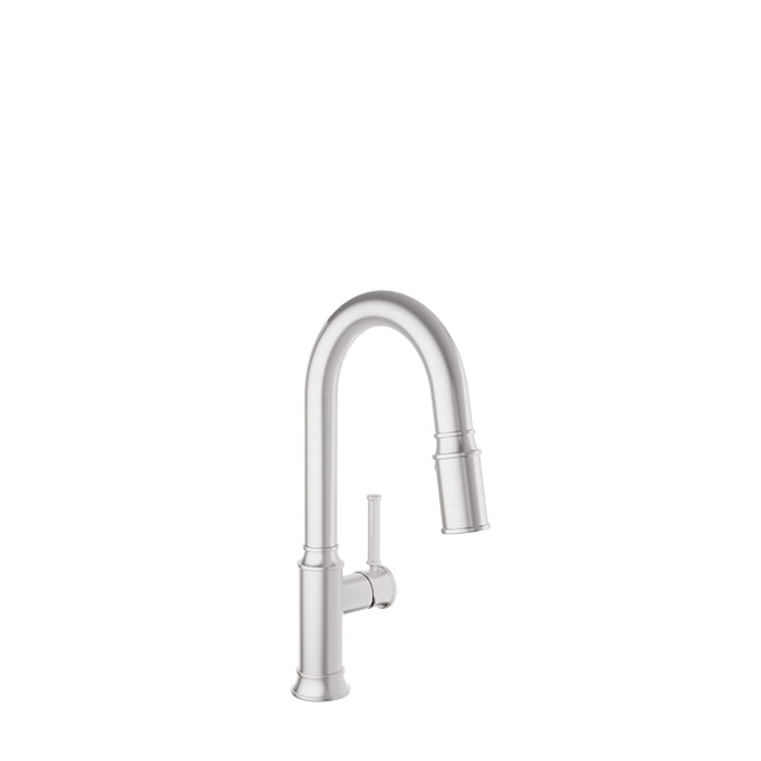 BARiL CUI-3045-02L Single-Hole Bar / Prep Kitchen Faucet With 2-Function Pull-Down Spray