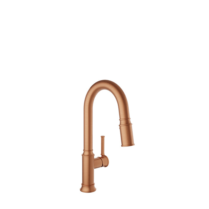 BARiL CUI-3045-02L Single-Hole Bar / Prep Kitchen Faucet With 2-Function Pull-Down Spray