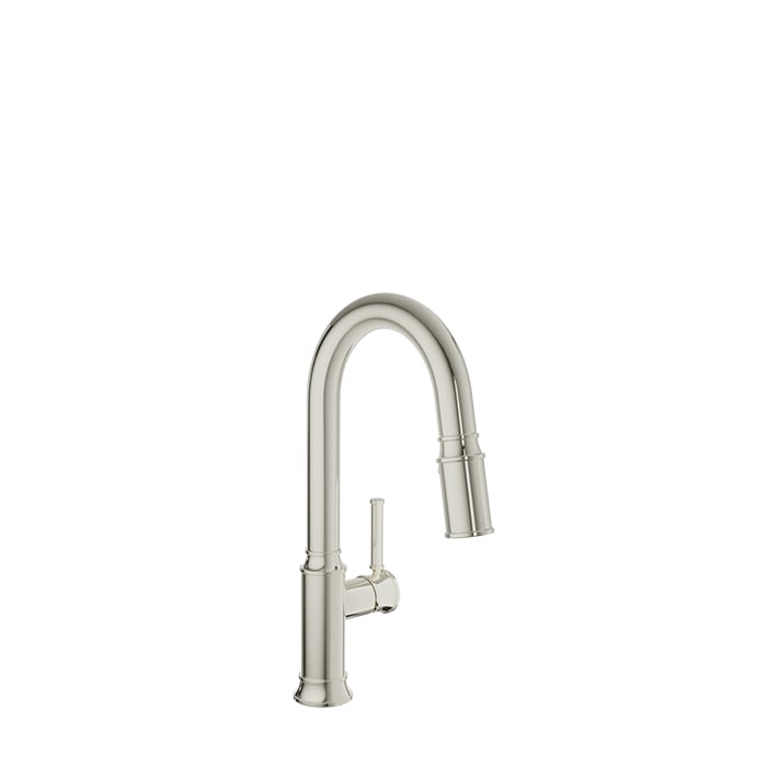 BARiL CUI-3045-02L-150 Single-Hole Bar / Prep Kitchen Faucet With 2-Function Pull-Down Spray