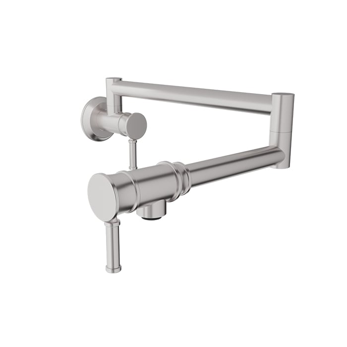 BARiL CUI-4230-00L Single-Hole Wall-Mounted Pot Filler With Two Handles