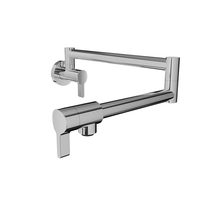 BARiL CUI-4292-00L Single-Hole Wall-Mounted Pot Filler With Two Handles