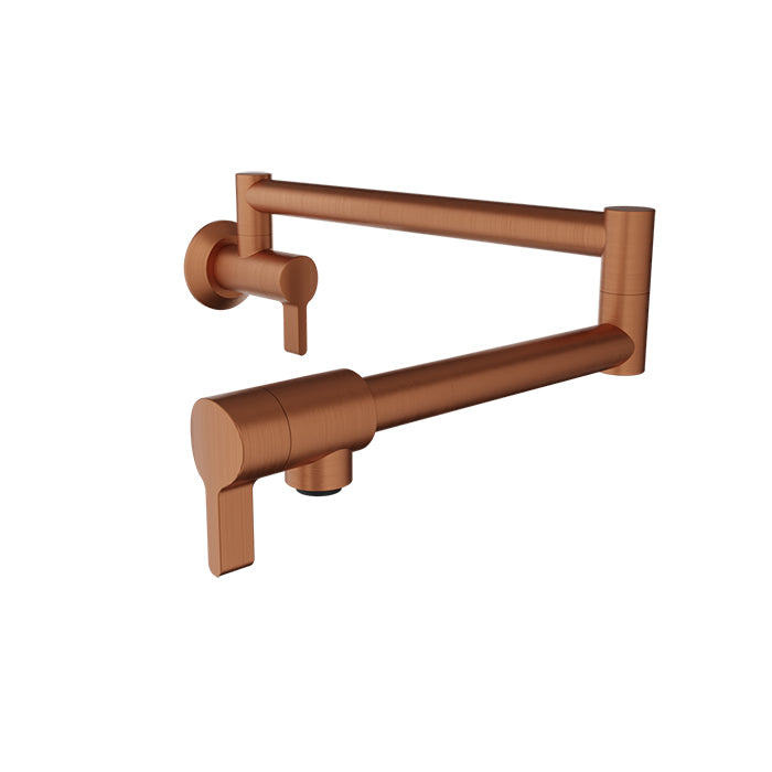BARiL CUI-4293-00L-175 Single-Hole Wall-Mounted Pot Filler With Two Handles