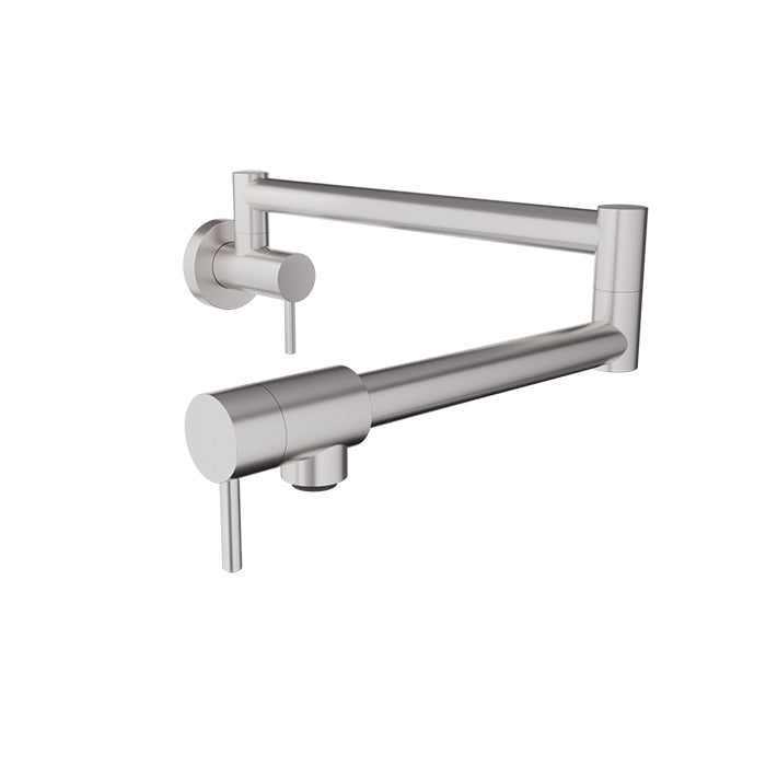 BARiL CUI-4295-00L-175 Single-Hole Wall-Mounted Pot Filler With Two Handles