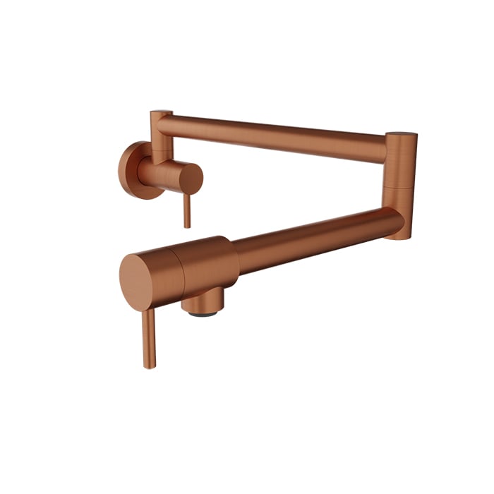 BARiL CUI-4295-00L-175 Single-Hole Wall-Mounted Pot Filler With Two Handles