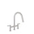 BARiL CUI-9225-02L Bridge Kitchen Faucet With 2-Function Pull-Down Spray