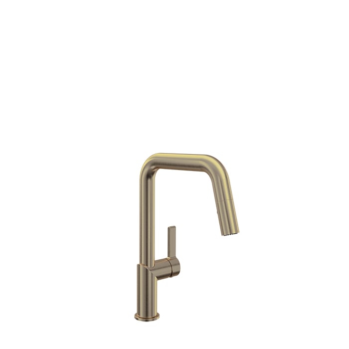 BARiL CUI-9250-02L-150 Single-Hole Kitchen Faucet With 2-Function Pull-Down Spray