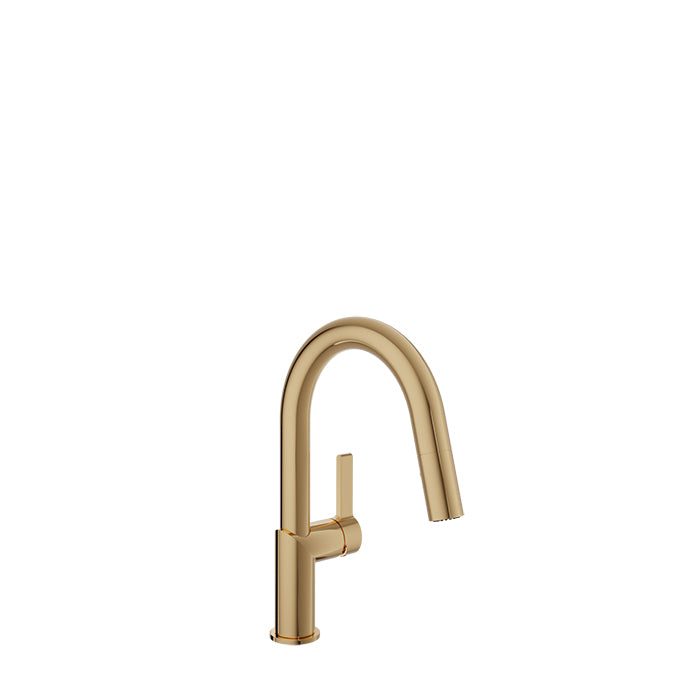 BARiL CUI-9255-02L-150 Single-Hole Bar / Prep Kitchen Faucet With 2-Function Pull-Down Spray