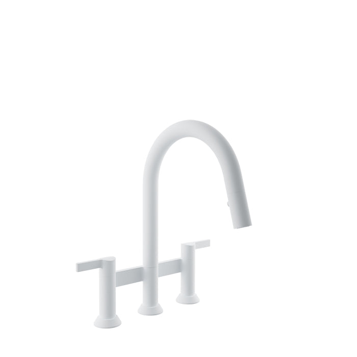 BARiL CUI-9320-02L Bridge Kitchen Faucet With 2-Function Pull-Down Spray - Parent