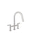 BARiL CUI-9320-02L Bridge Kitchen Faucet With 2-Function Pull-Down Spray