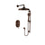 BARiL PRO-4205-20-NS Complete Thermostatic Pressure-Balanced Shower Kit