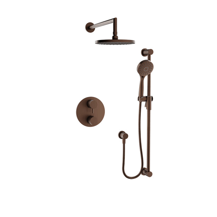 BARiL PRO-4208-66-NS Complete Thermostatic Pressure-Balanced Shower Kit