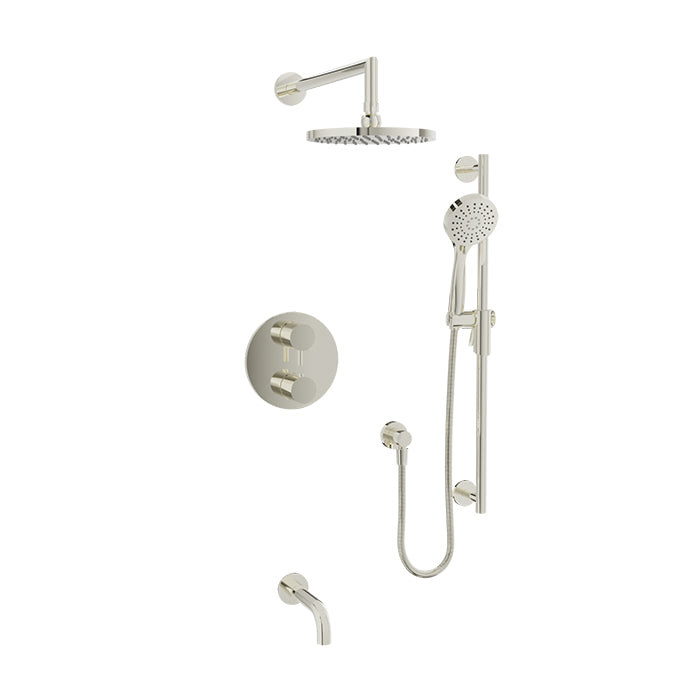 BARiL PRO-4303-66-NS Complete Thermostatic Pressure-Balanced Shower Kit