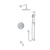 BARiL PRO-4308-66 Complete Thermostatic Pressure-Balanced Shower Kit - Parent