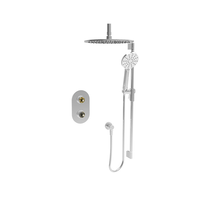 BARiL PRR-4203-80 Complete Thermostatic Pressure-Balanced Shower Kit
