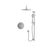 BARiL PRR-4208-66-NS Complete Thermostatic Pressure-Balanced Shower Kit
