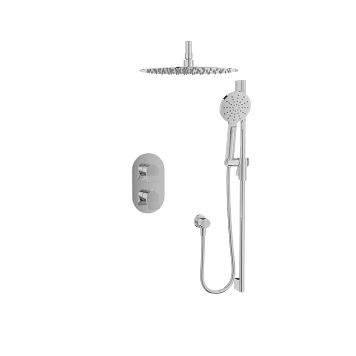 BARiL PRR-4217-46-NS Complete Thermostatic Pressure-Balanced Shower Kit