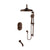 BARiL PRR-4303-20-NS Complete Thermostatic Pressure-Balanced Shower Kit