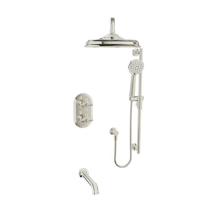 BARiL PRR-4303-20-NS Complete Thermostatic Pressure-Balanced Shower Kit