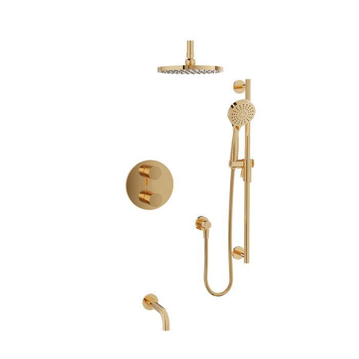 BARiL PRR-4303-66-NS Complete Thermostatic Pressure-Balanced Shower Kit