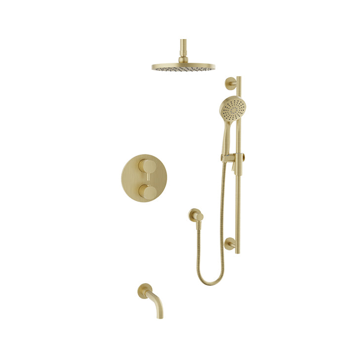 BARiL PRR-4303-66-NS Complete Thermostatic Pressure-Balanced Shower Kit