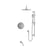 BARiL PRR-4303-66-NS Complete Thermostatic Pressure-Balanced Shower Kit