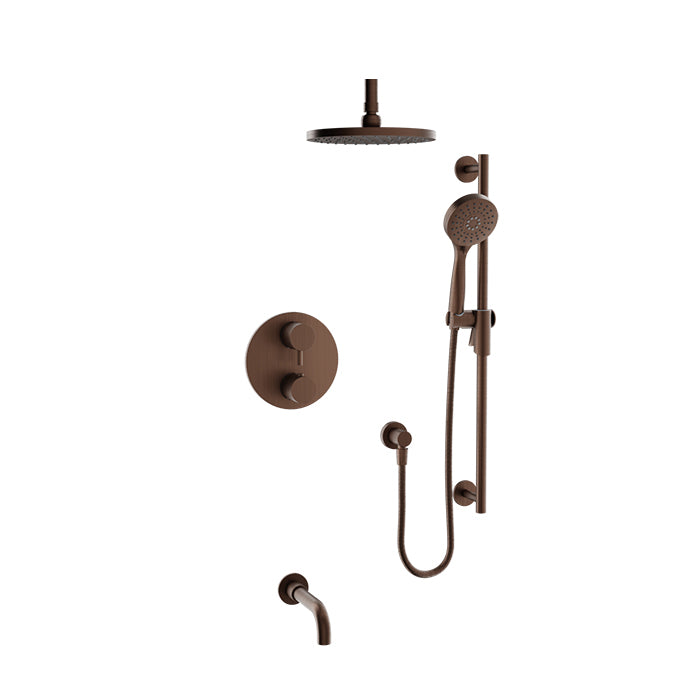 BARiL PRR-4303-66-NS Complete Thermostatic Pressure-Balanced Shower Kit
