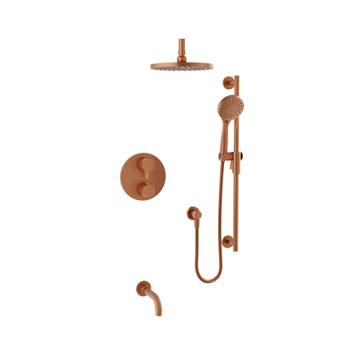 BARiL PRR-4303-66-NS Complete Thermostatic Pressure-Balanced Shower Kit