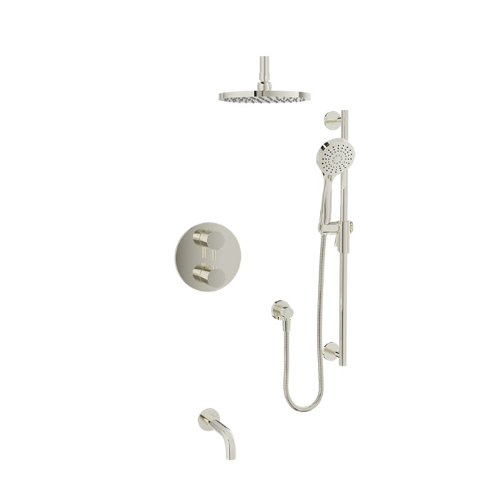 BARiL PRR-4303-66-NS Complete Thermostatic Pressure-Balanced Shower Kit