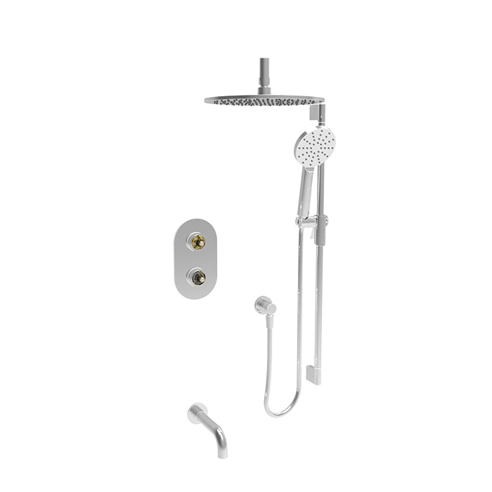 BARiL PRR-4303-80 Complete Thermostatic Pressure-Balanced Shower Kit