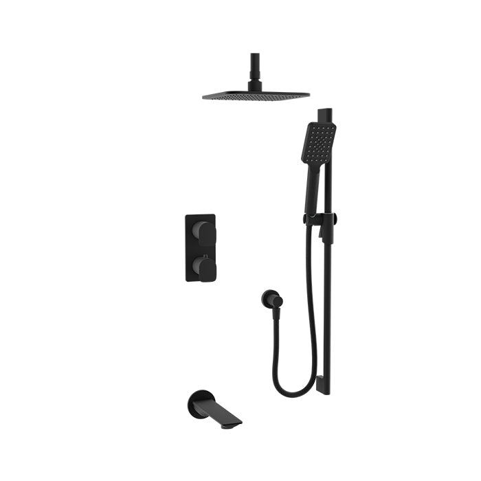 BARiL PRR-4306-04-NS Complete Thermostatic Pressure-Balanced Shower Kit