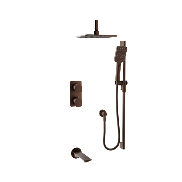 BARiL PRR-4306-04-NS Complete Thermostatic Pressure-Balanced Shower Kit