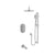 BARiL PRR-4307-46-NS Complete Thermostatic Pressure-Balanced Shower Kit