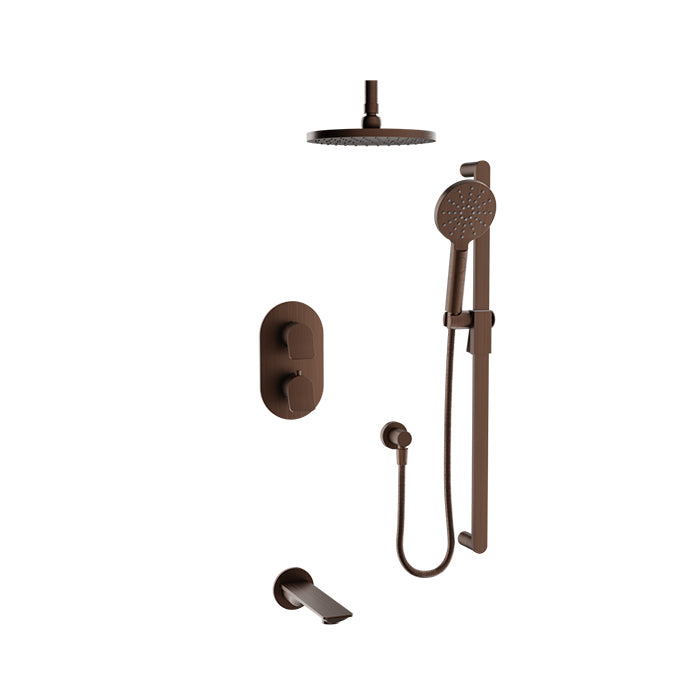 BARiL PRR-4307-46-NS Complete Thermostatic Pressure-Balanced Shower Kit